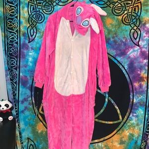 Angel from Stitch super comfy onesie with tail and hood